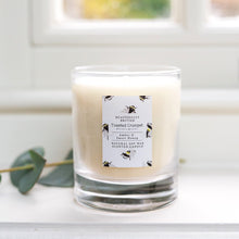Load image into Gallery viewer, Amber and Sweet Honey Glass Candle
