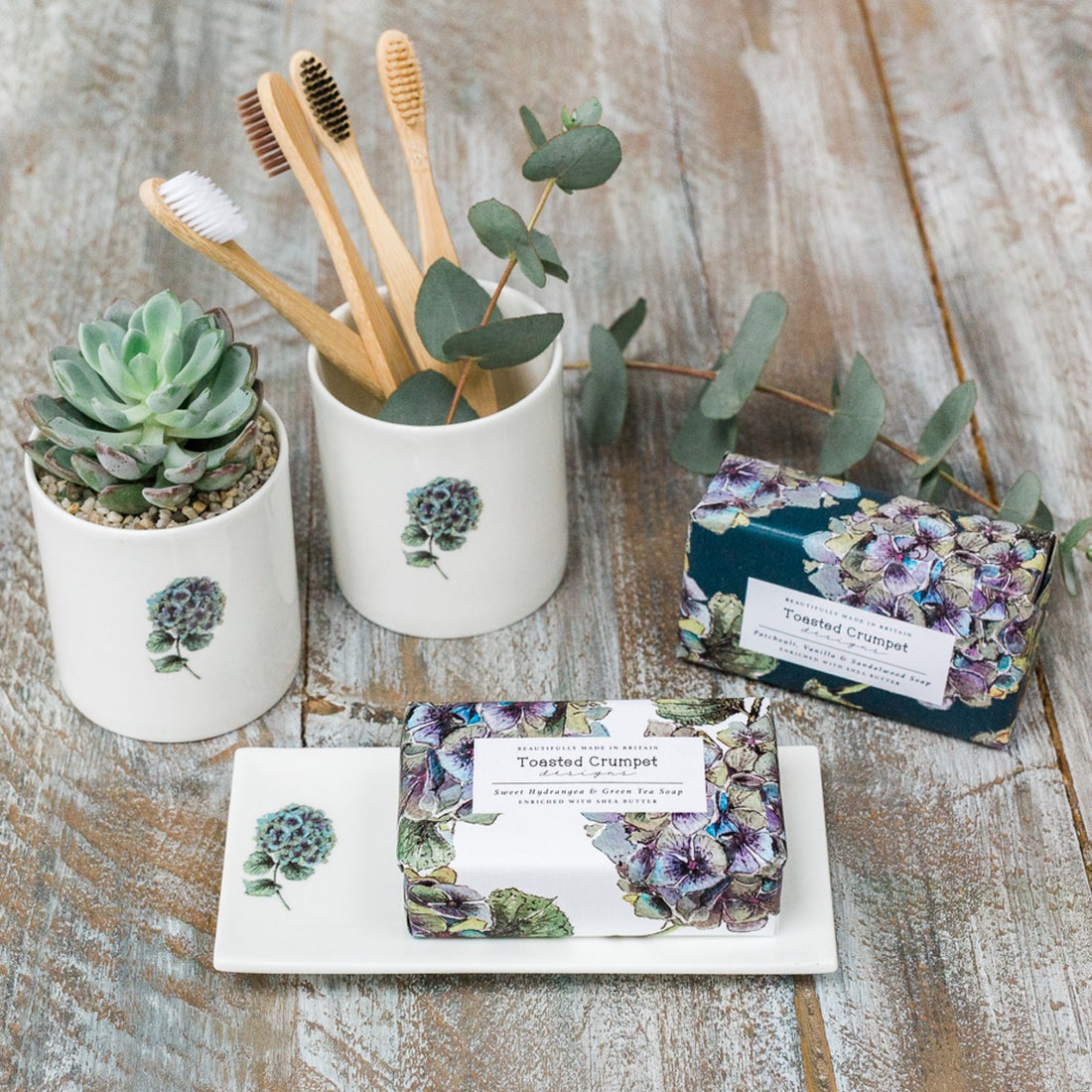 Hydrangea Soap Dish
