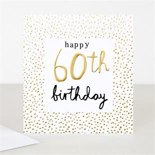 60th Birthday Gold Foil