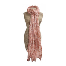 Load image into Gallery viewer, Silk Crinkle Scarf Apricot
