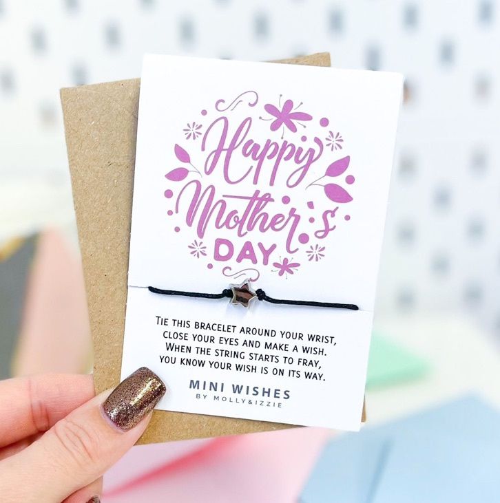 Happy Mothers Day Mini Wish Bracelet