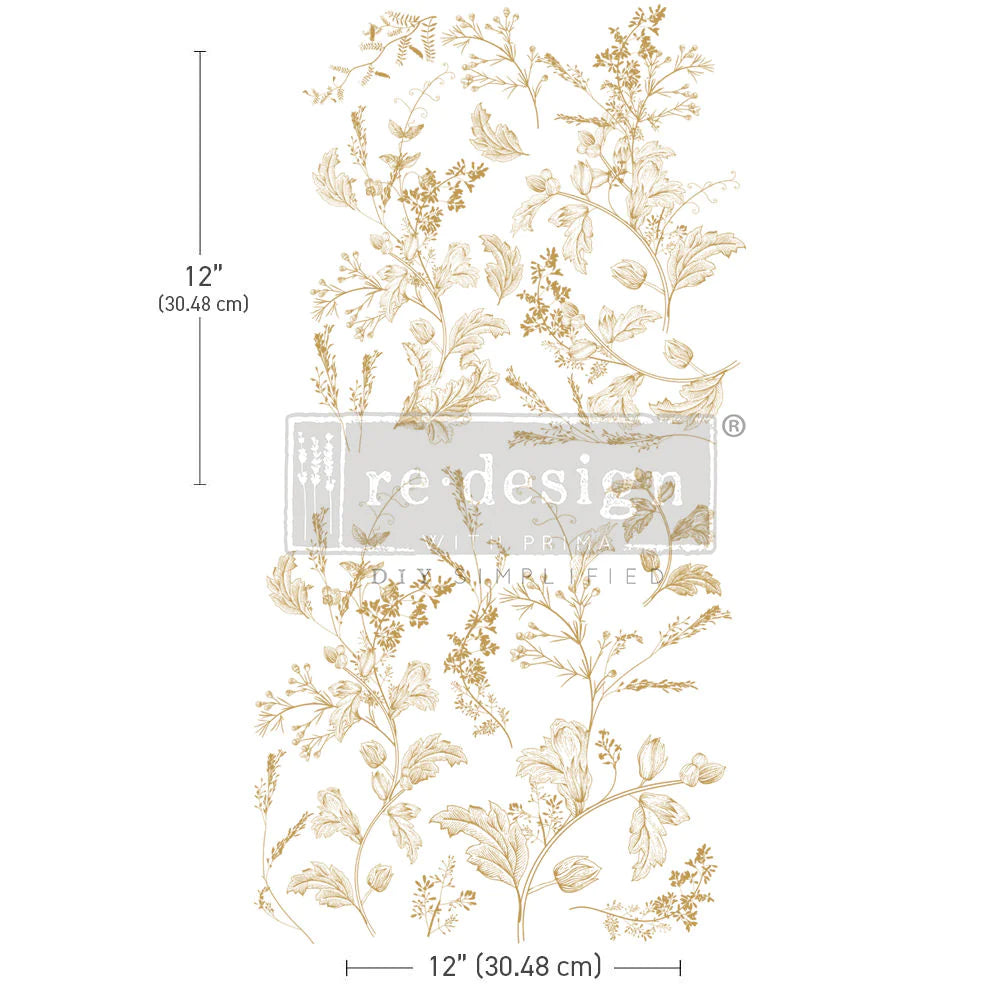 Dainty Blooms Redesign with Prima Decor Transfers