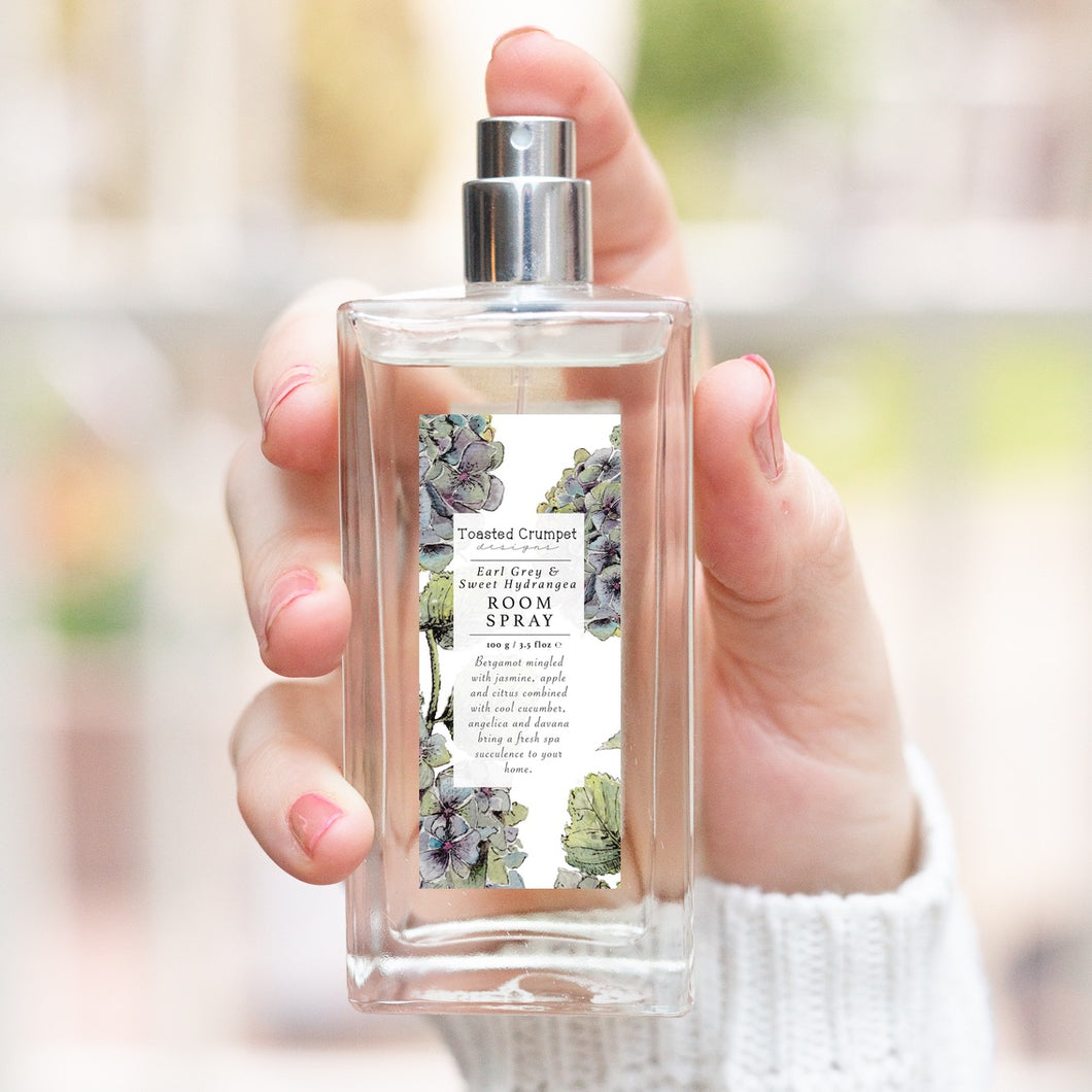 Earl Grey and Sweet Hydrangea Room Spray