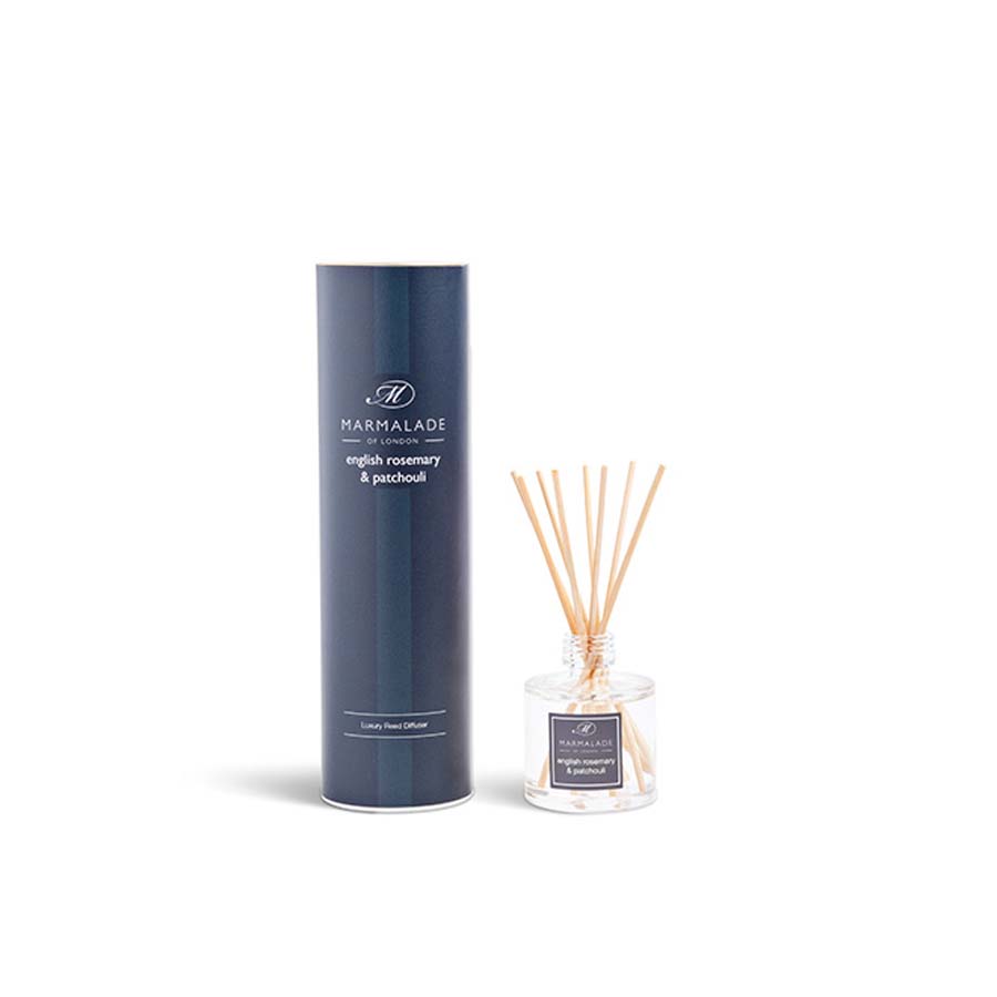 English Rosemary and Patchouli Reed Diffuser - Little Gems Interiors