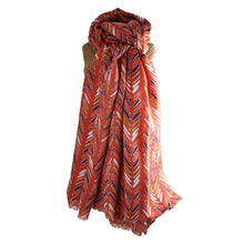 Load image into Gallery viewer, Chevron Lines Scarf
