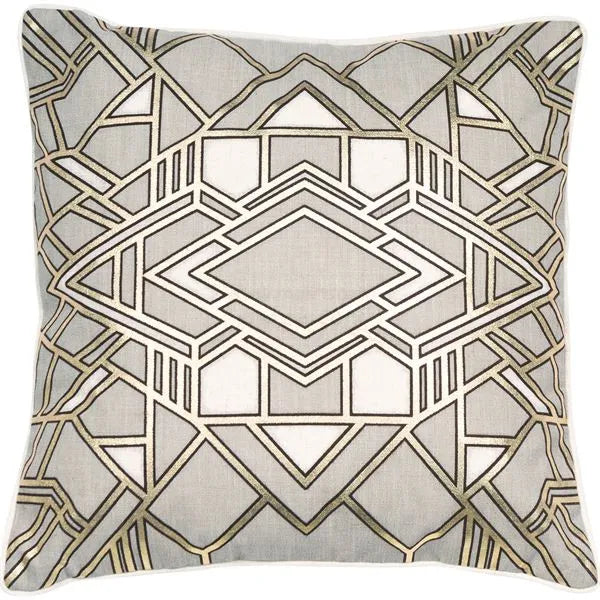 Delaunay art deco cushion
