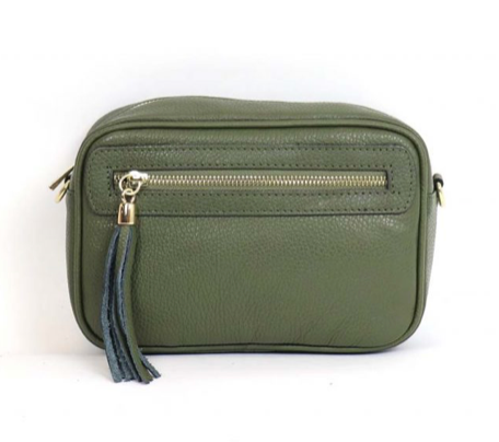 Leather Bag with Tassel