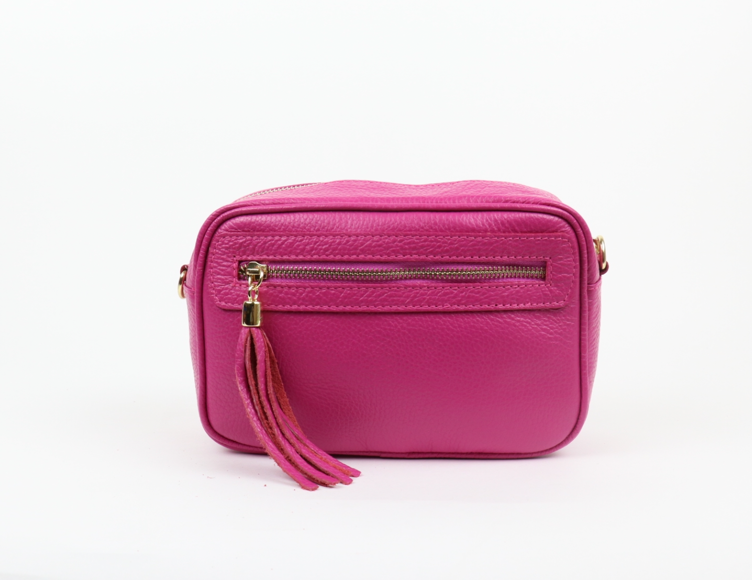 Leather Bag with Tassel