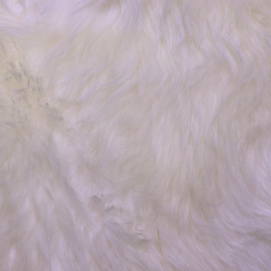Sheepskin Rug Long Wool Ivory