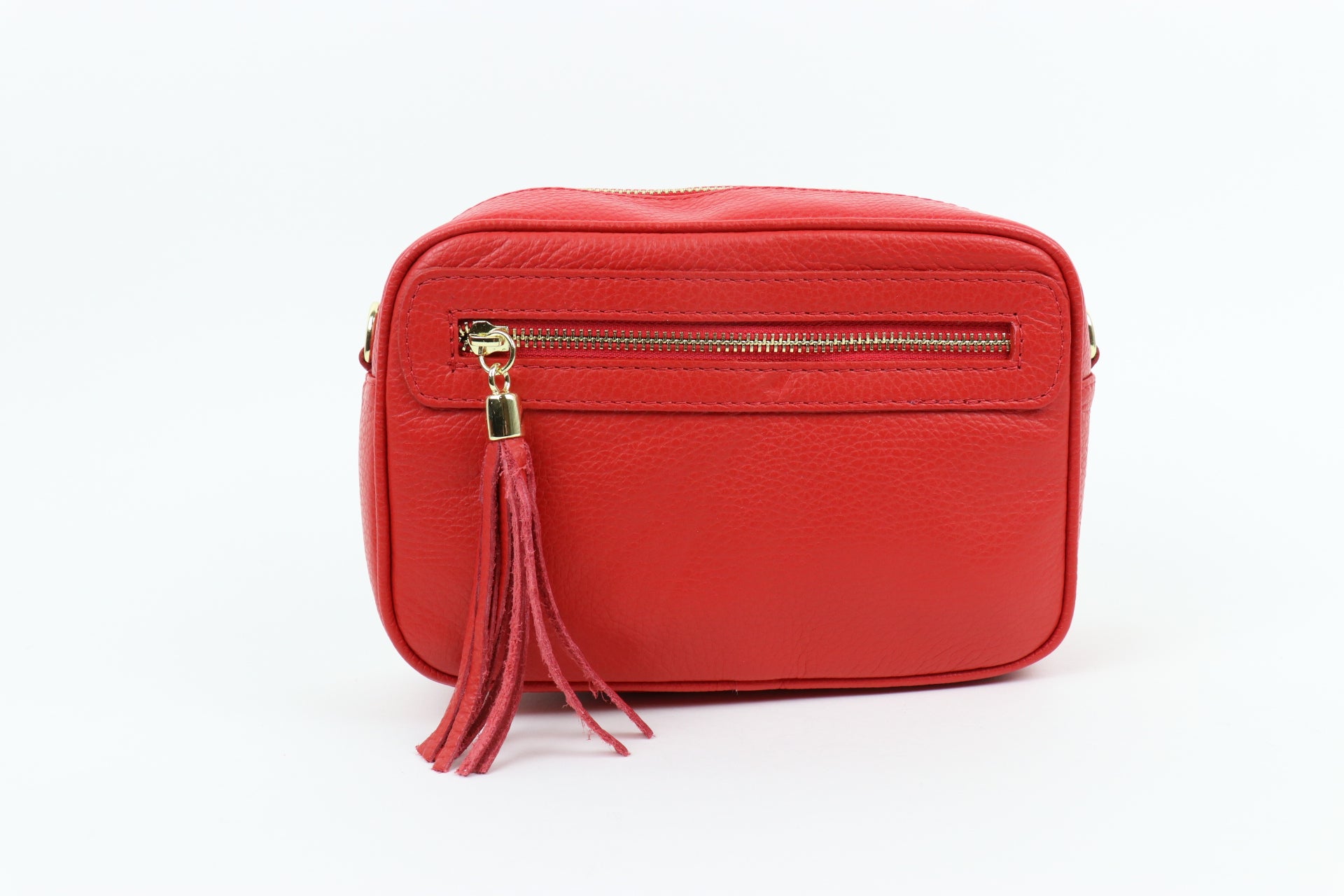 Leather Bag with Tassel