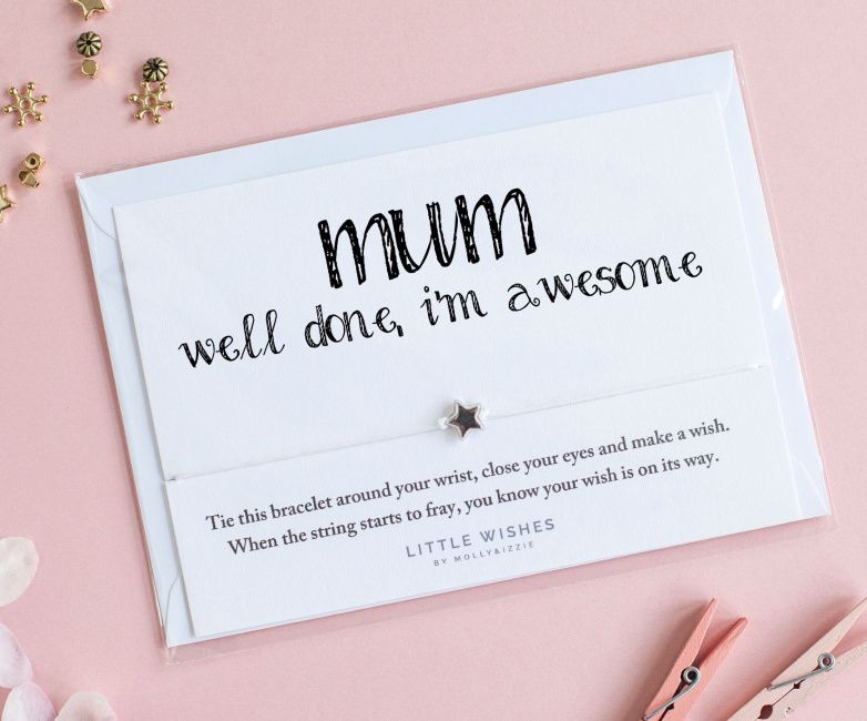Little Wishes - Well Done Mum Bracelet