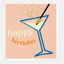 Birthday Cocktails Card - Little Gems Interiors