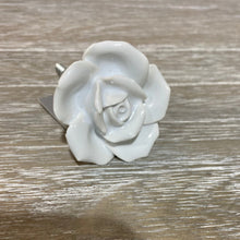 Load image into Gallery viewer, Ceramic Rose Door Knobs - 2 Colours - Little Gems Interiors
