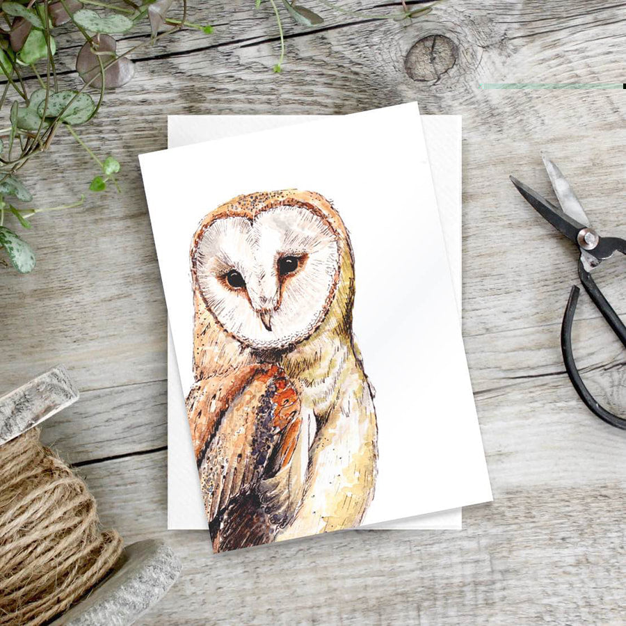 Barn owl – Set of 6 notecards - Little Gems Interiors