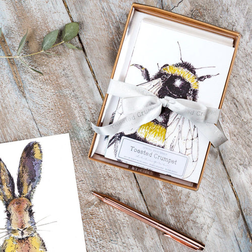 Spring to Summer  Boxed Set of 8 mixed notecards - Little Gems Interiors