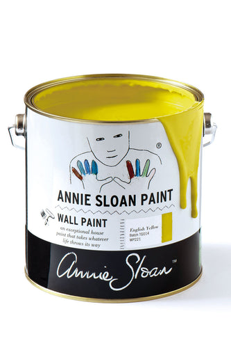 English Yellow Wall Paint by Annie Sloan - Little Gems Interiors