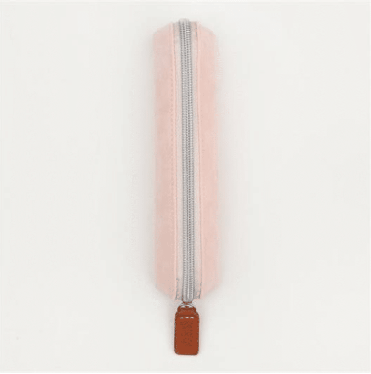 Pink Velvet Essential Pencil Case - Little Gems Interiors