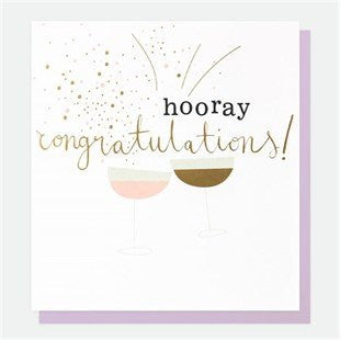 Hooray Congratulations Card - Little Gems Interiors