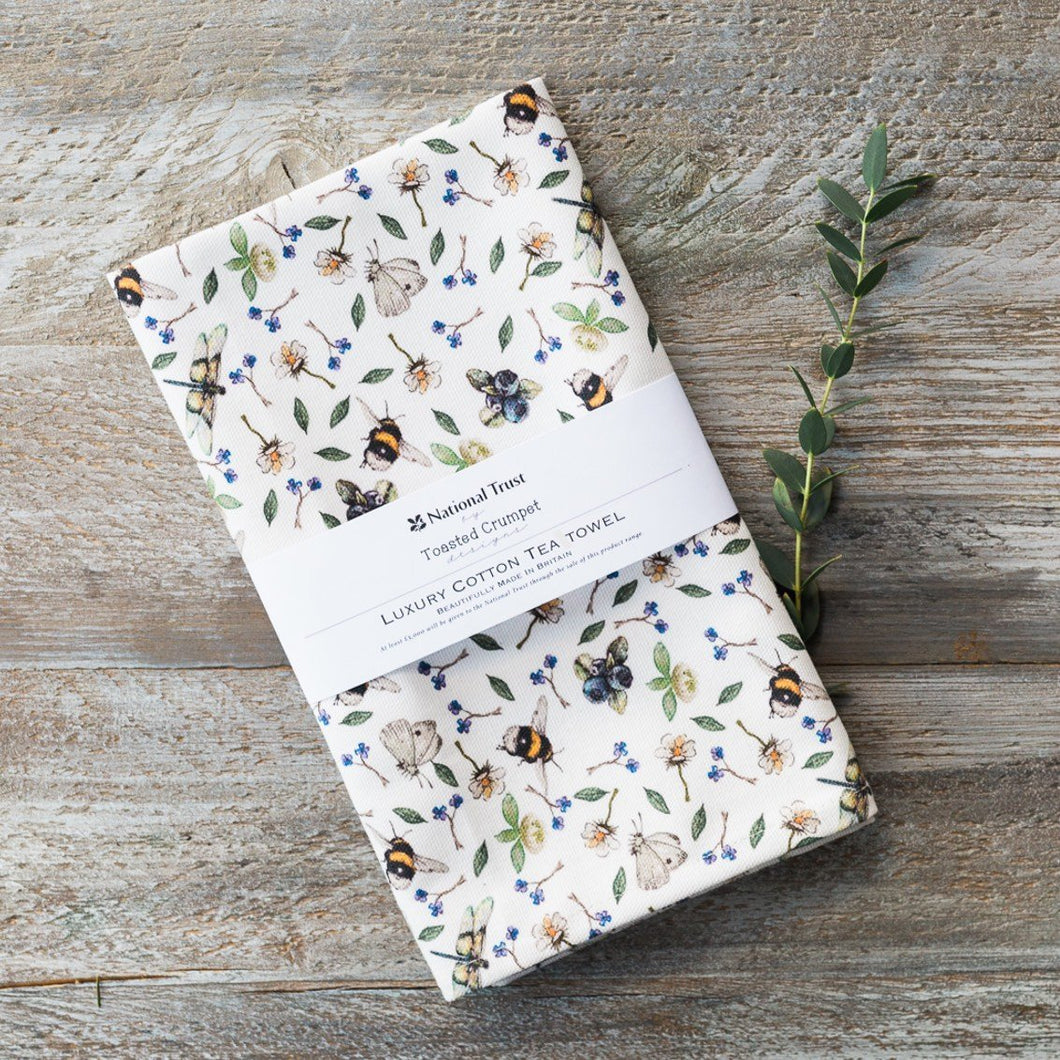 Wild Flower Meadows Pure Tea Towel - Little Gems Interiors