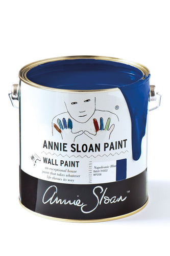 Napoleonic Blue Wall Paint by Annie Sloan - Little Gems Interiors