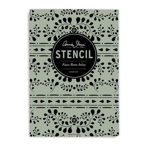 Annie Sloan Faux Bone Inlay Stencil - Little Gems Interiors