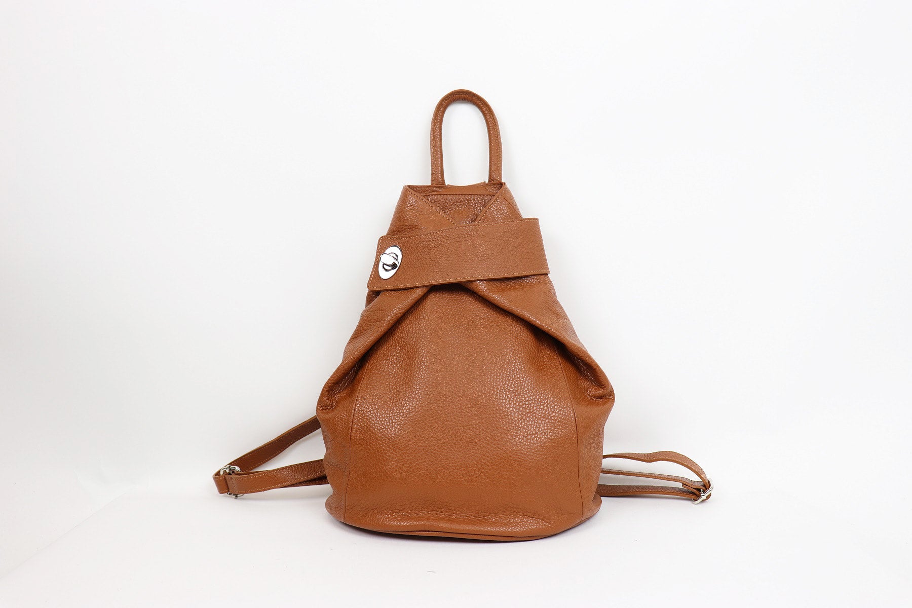 Italian Leather Back Pack - various colours - Little Gems Interiors